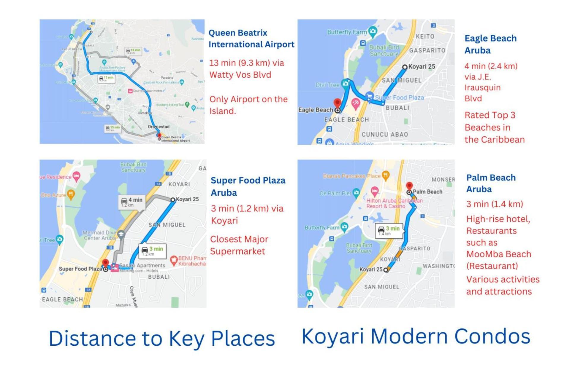 Koyari Modern Condos 9Br 7Ba Sleeps 26 W/ Pool And Roof Deck Palm Beach Exteriör bild